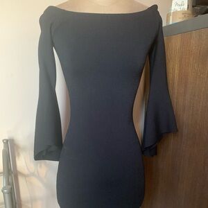 Rachel Roy black fitted dress